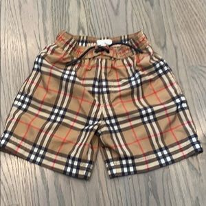 Authentic Burberry kids swim trunks size 6 years